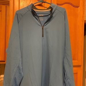 Men’s adidas clima cool 3/4 zip gold jacket